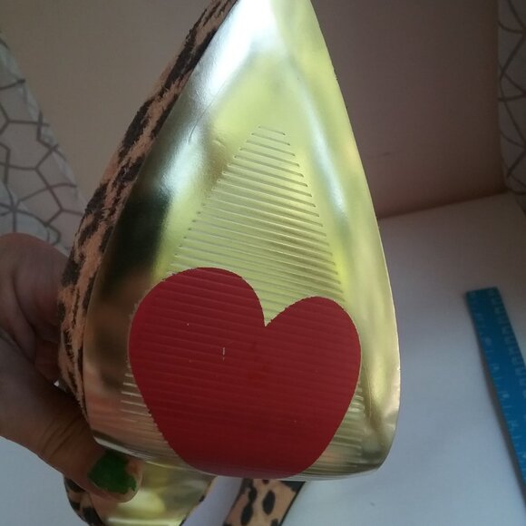 Woman' Shoes Pumps Size 9 "Luichiny" leopard Print Suede, 5.50 Heel, 1" Platform - Picture 12 of 16